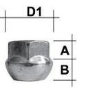 (R12) Wielmoer (Dop 19) M12x1.50 Hoogte 18.0 mm